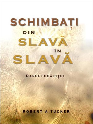 cover image of Schimbați din slavă în slavă